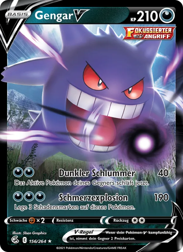 Gengar V, Fusions Angriff 156