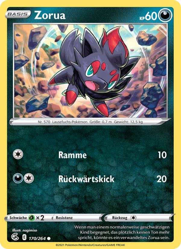 Zorua, Fusions Angriff 170
