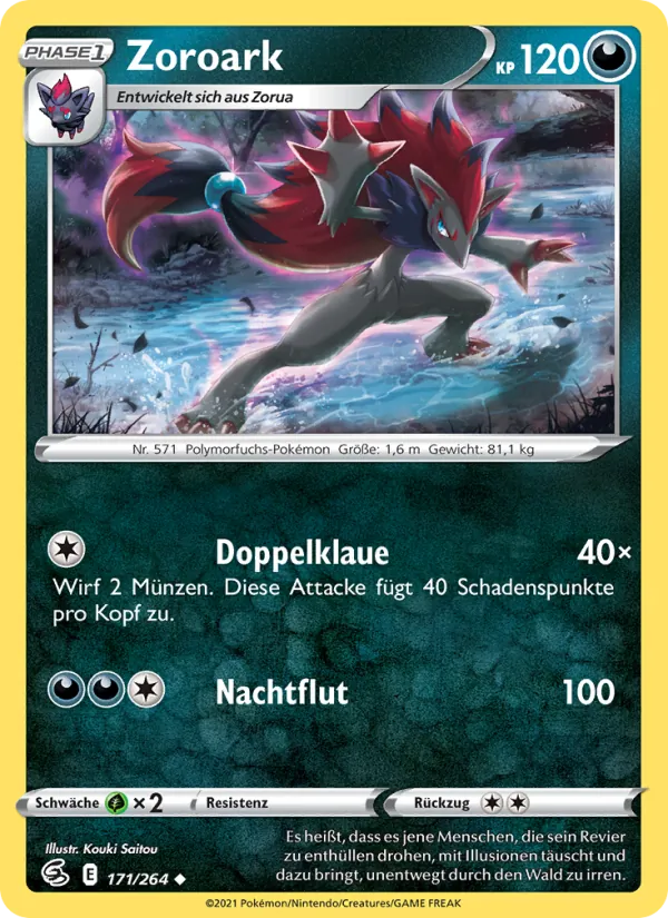 Zoroark, Fusions Angriff 171