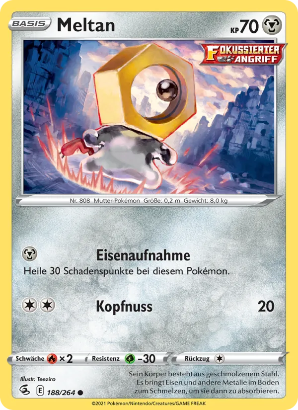 Meltan, Fusions Angriff 188