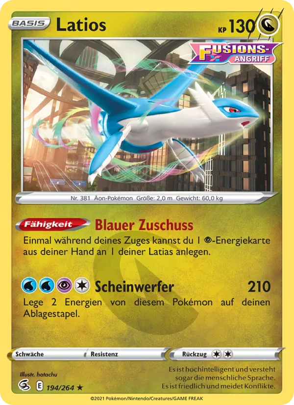 Latios, Fusions Angriff 194