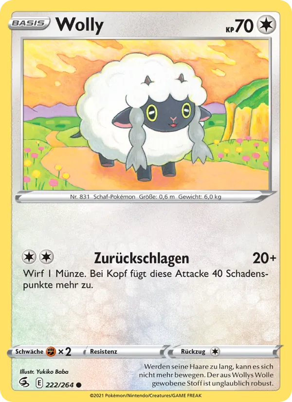 Wolly, Fusions Angriff 222