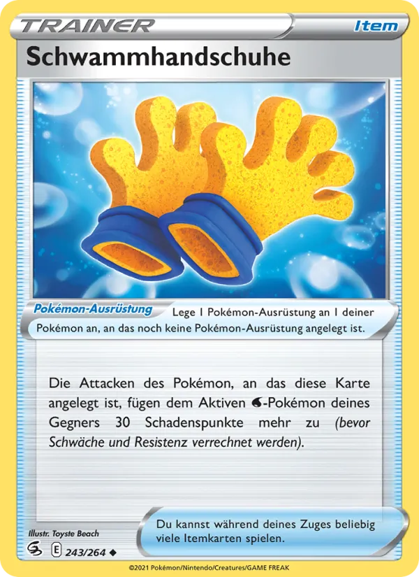Schwammhandschuhe, Fusions Angriff 243