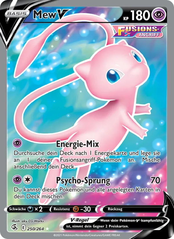 Mew V, Fusions Angriff 250