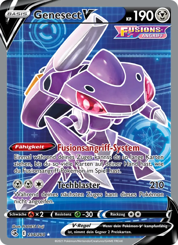 Genesect V, Fusions Angriff 254