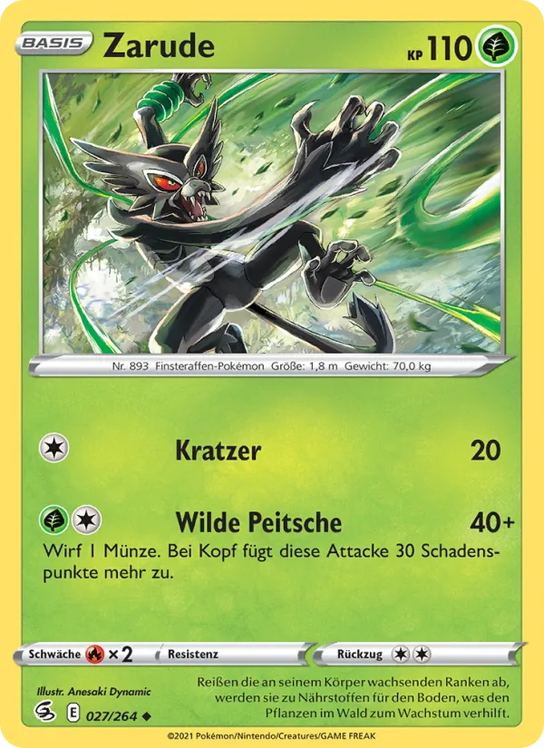 Zarude, Fusions Angriff 27