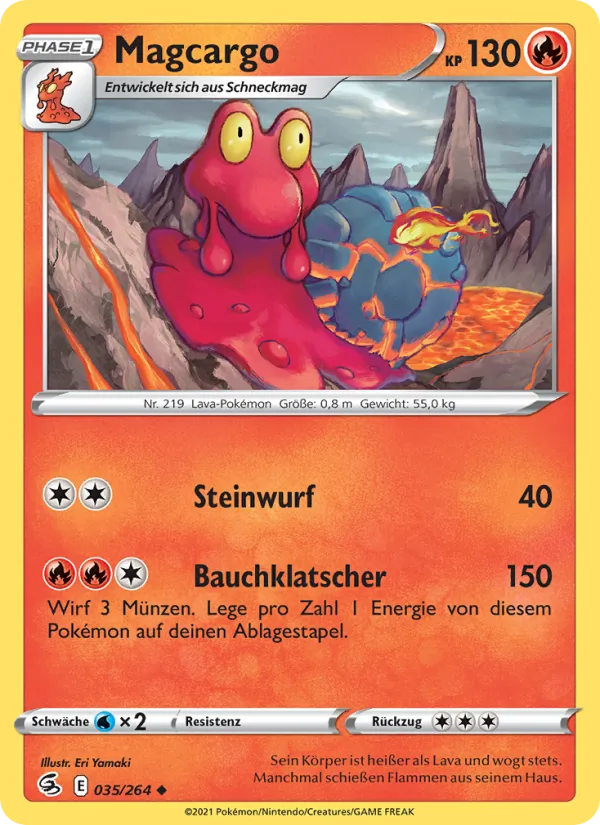 Magcargo, Fusions Angriff 35