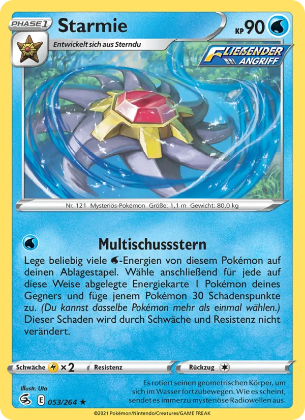 Starmie, Fusions Angriff 53