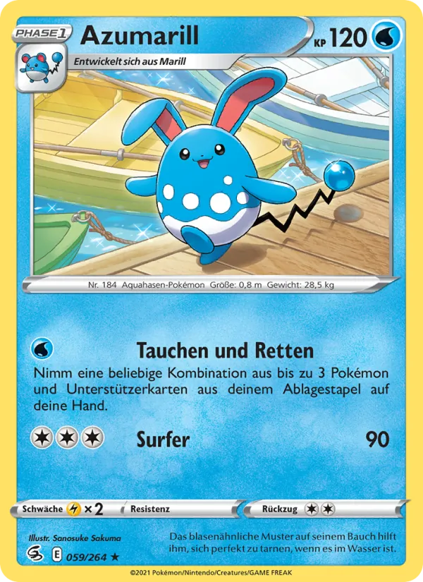 Azumarill, Fusions Angriff 59