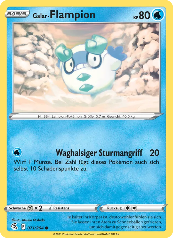Galar-Flampion, Fusions Angriff 71