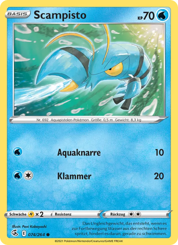 Scampisto, Fusions Angriff 74