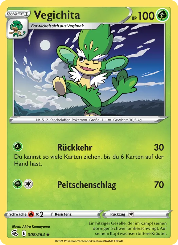 Vegichita, Fusions Angriff 8
