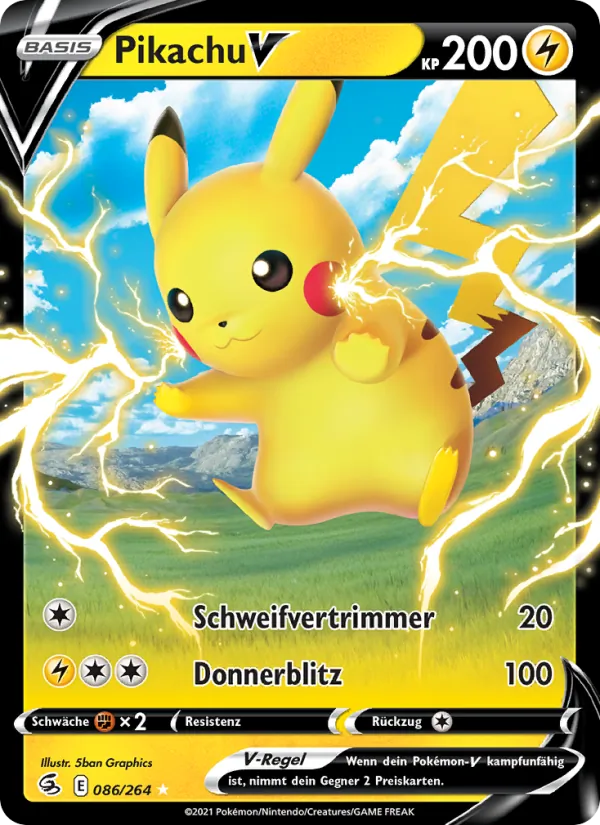 Pikachu V, Fusions Angriff 86