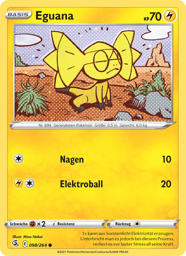Eguana, Fusions Angriff 98