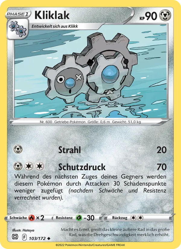 Kliklak, Strahlende Sterne 103