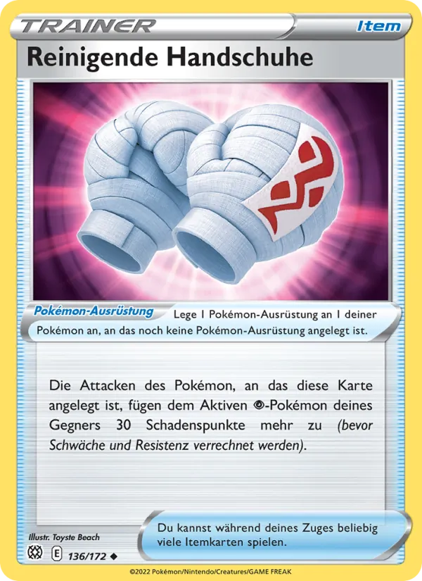 Reinigende Handschuhe, Strahlende Sterne 136