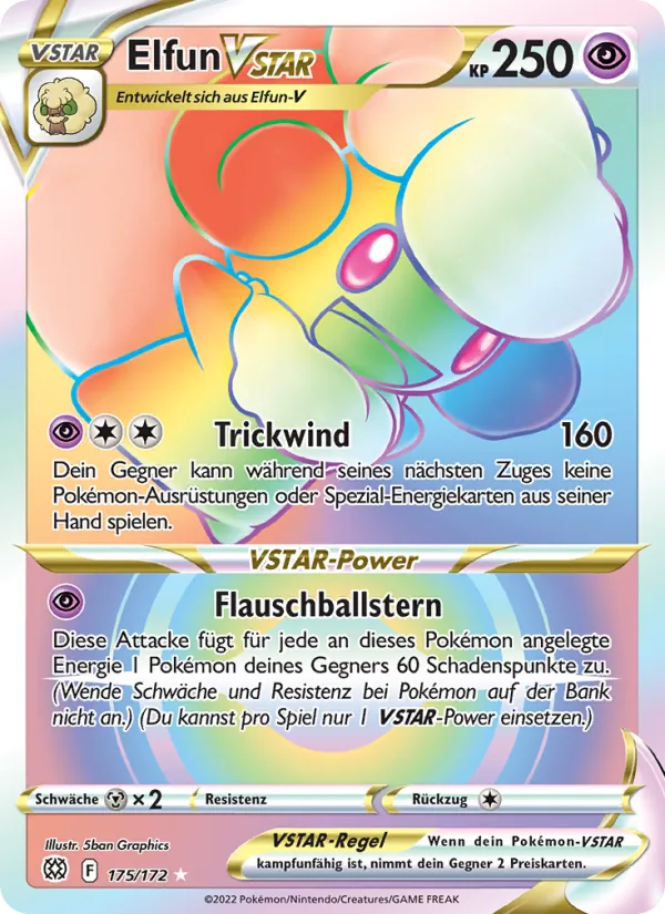 Elfun VSTAR, Strahlende Sterne 175