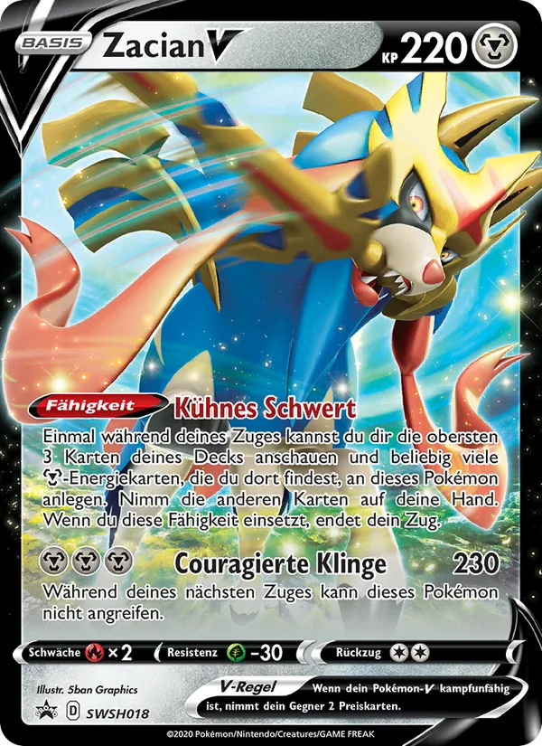 Zacian V, SCSC Promokarten SWSH018