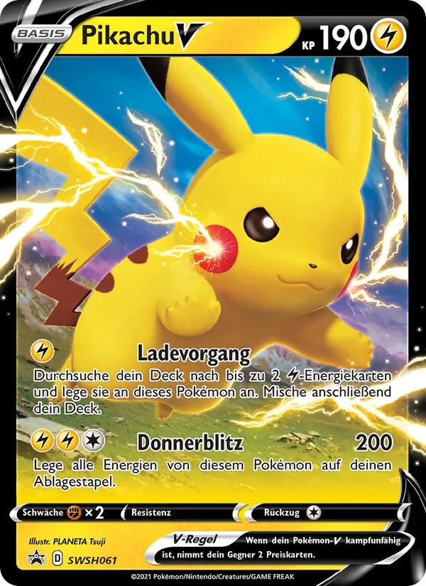 Pikachu V, SCSC Promokarten SWSH061
