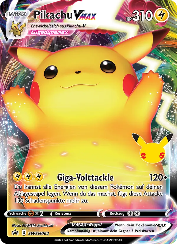 Pikachu VMAX, SCSC Promokarten SWSH062