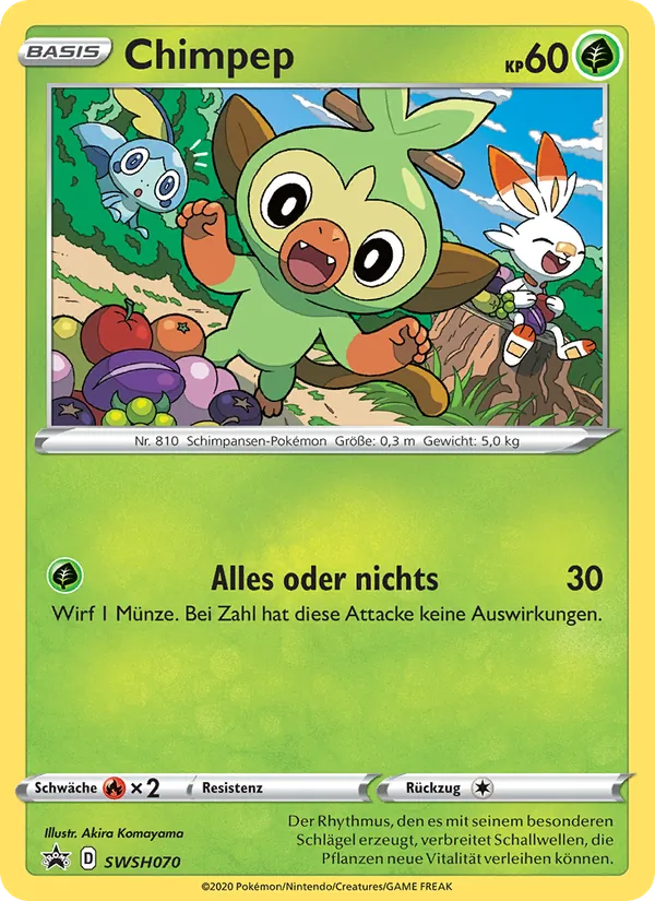 Chimpep, SCSC Promokarten SWSH070