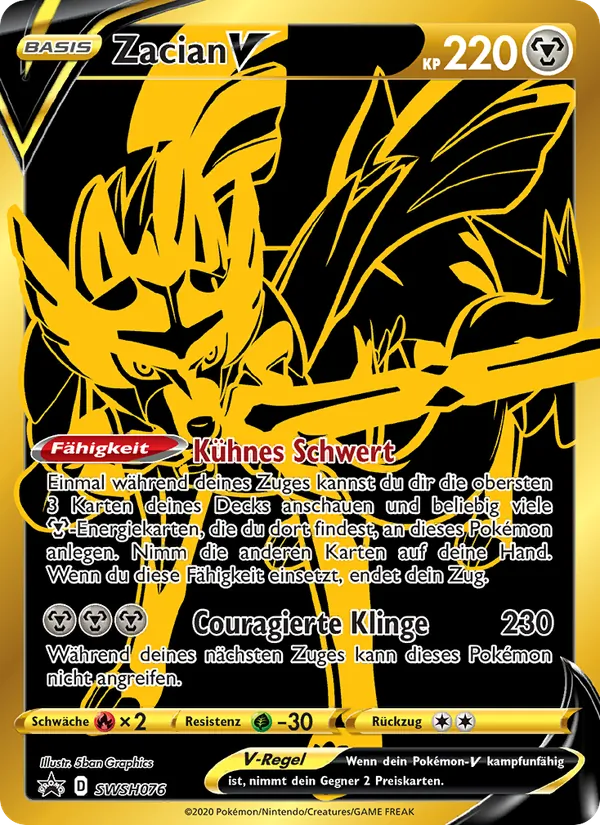 Zacian V, SCSC Promokarten SWSH076