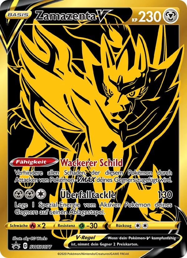 Zamazenta V, SCSC Promokarten SWSH077