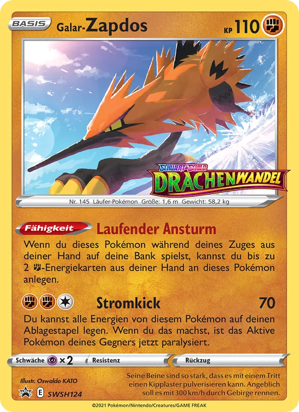 Galar-Zapdos, SCSC Promokarten SWSH124