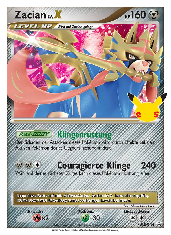 Zacian, SCSC Promokarten SWSH135