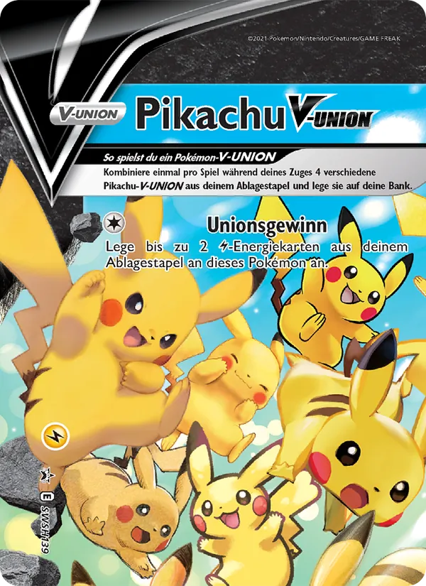 Pikachu V-UNION, SCSC Promokarten SWSH139