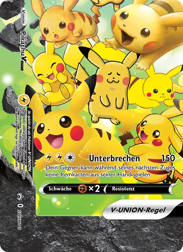 Pikachu V-UNION, SCSC Promokarten SWSH141