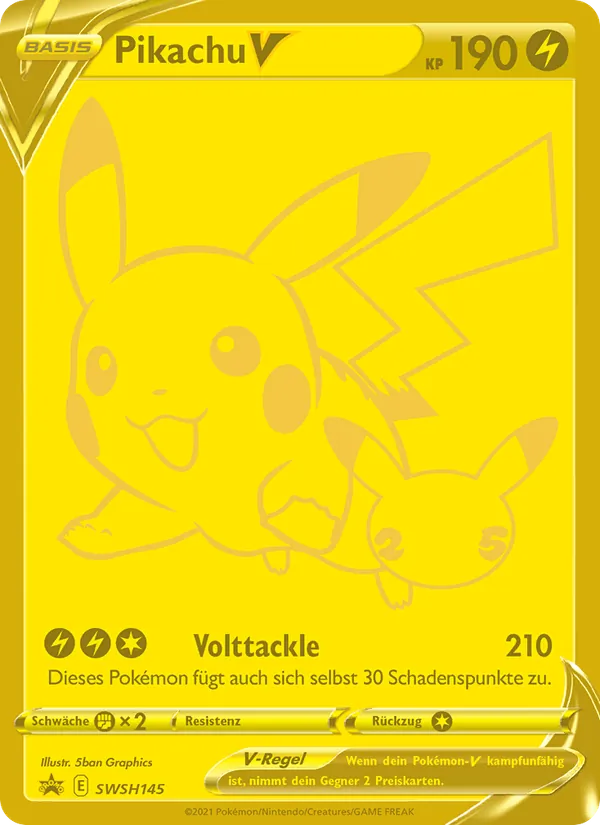 Pikachu V, SCSC Promokarten SWSH145