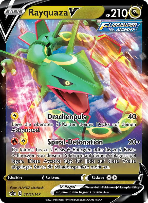 Rayquaza V, SCSC Promokarten SWSH147