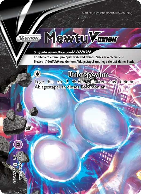 Mewtu V-UNION, SCSC Promokarten SWSH159