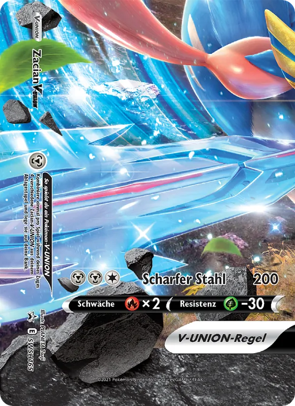 Zacian V-UNION, SCSC Promokarten SWSH165