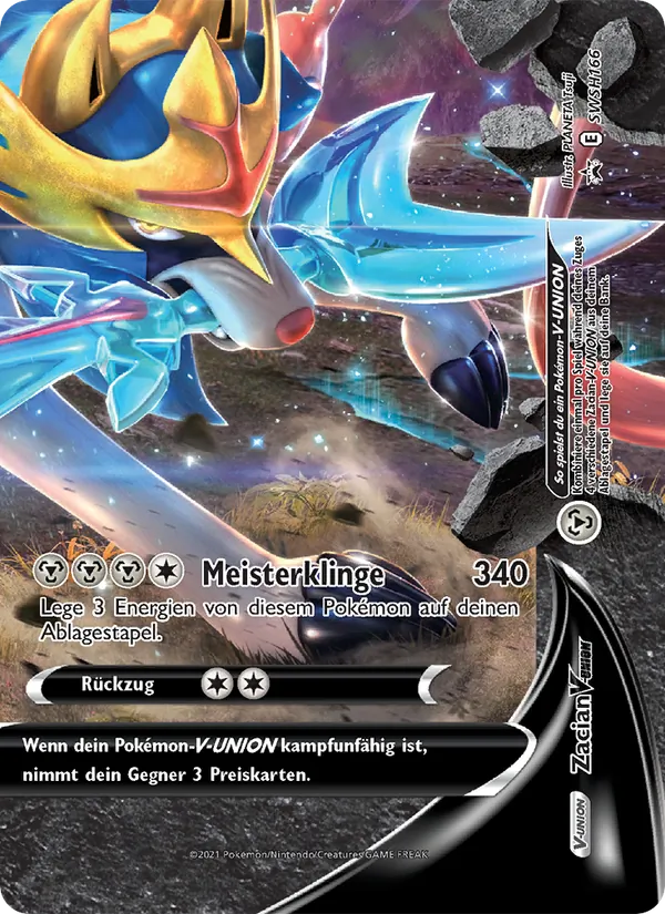 Zacian V-UNION, SCSC Promokarten SWSH166