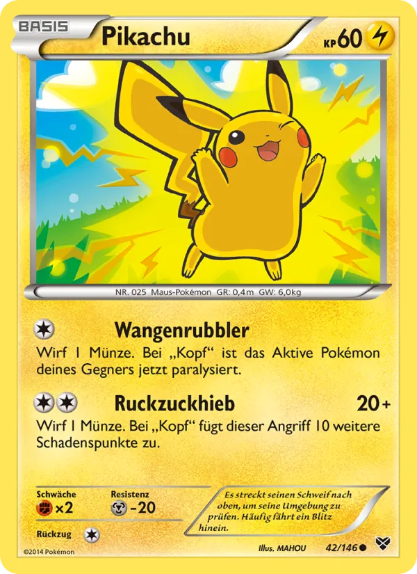 Pikachu, XY 42