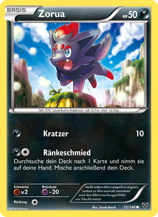 Zorua, XY 72