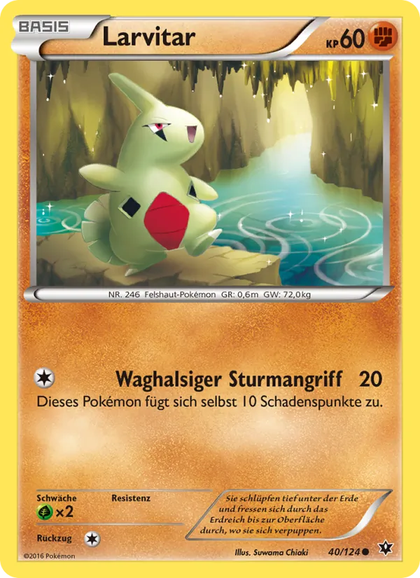 Larvitar, Schicksalsschmiede 40