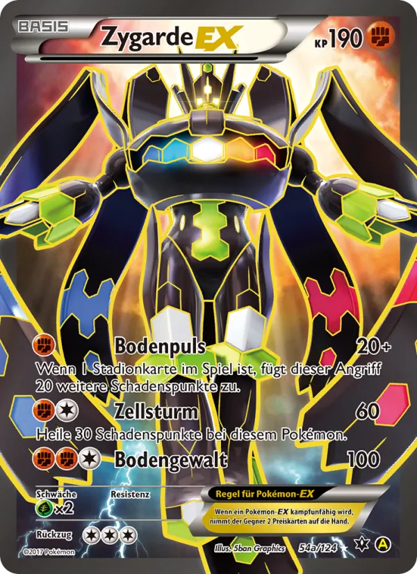 Zygarde EX, Schicksalsschmiede 54a