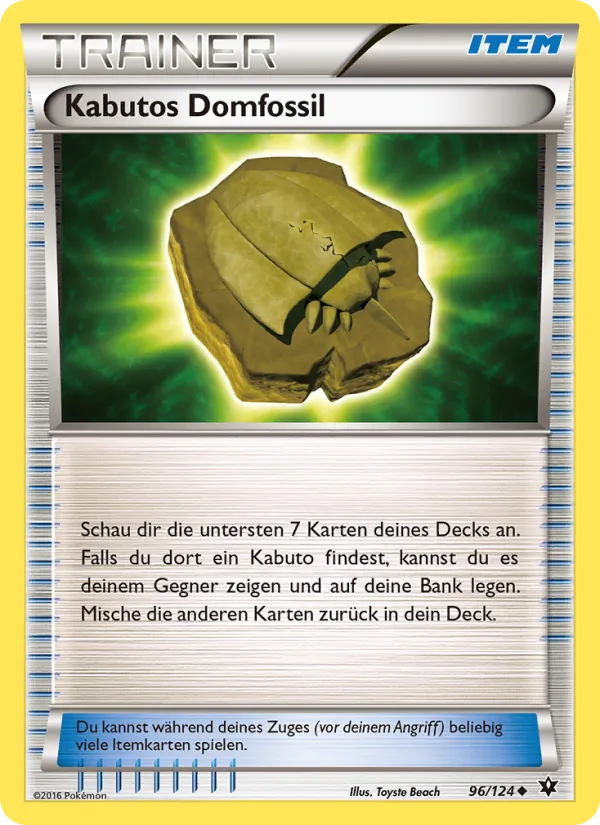 Kabutos Domfossil, Schicksalsschmiede 96