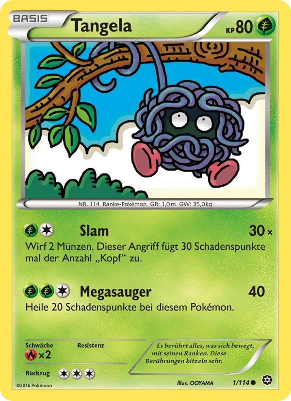 Tangela, Dampfkessel 1