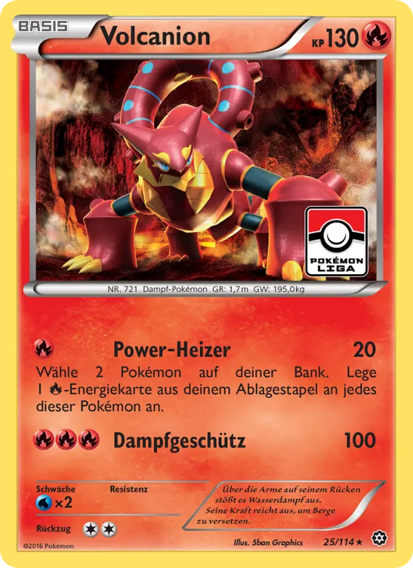 Volcanion, Dampfkessel 25