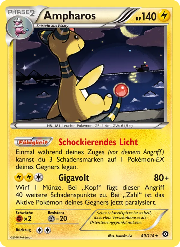 Ampharos, Dampfkessel 40