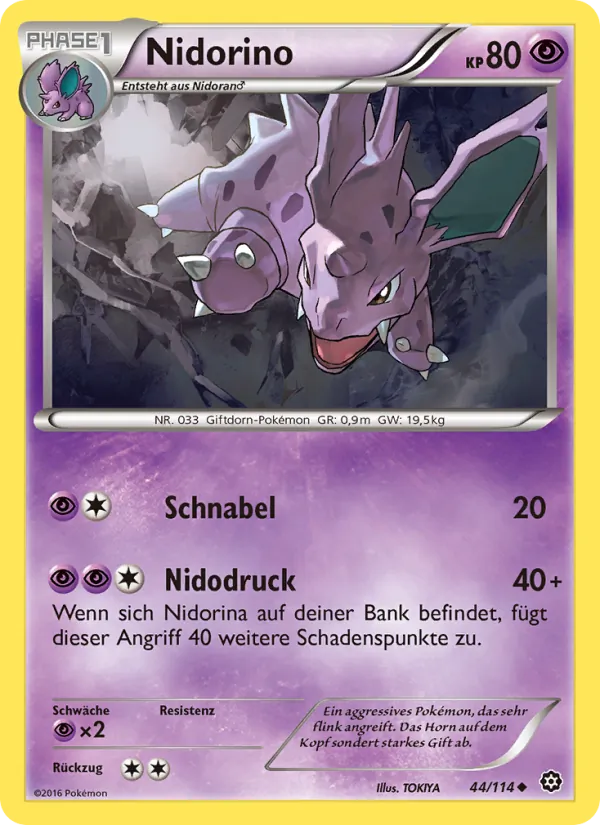 Nidorino, Dampfkessel 44