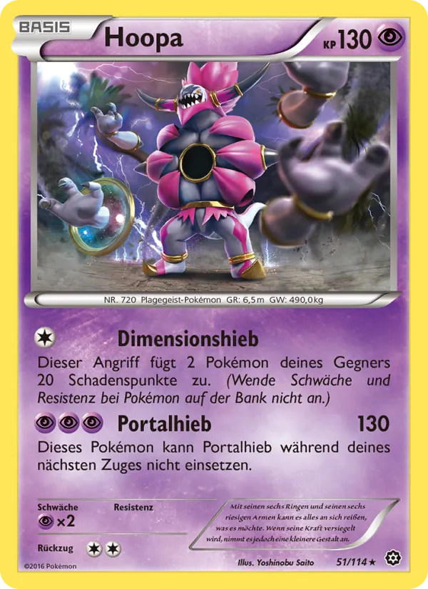Hoopa, Dampfkessel 51