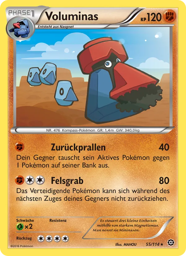 Voluminas, Dampfkessel 55