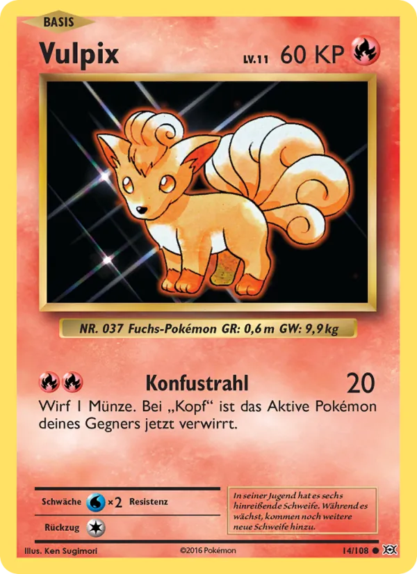Vulpix, Evolution 14