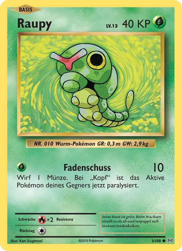Raupy, Evolution 3