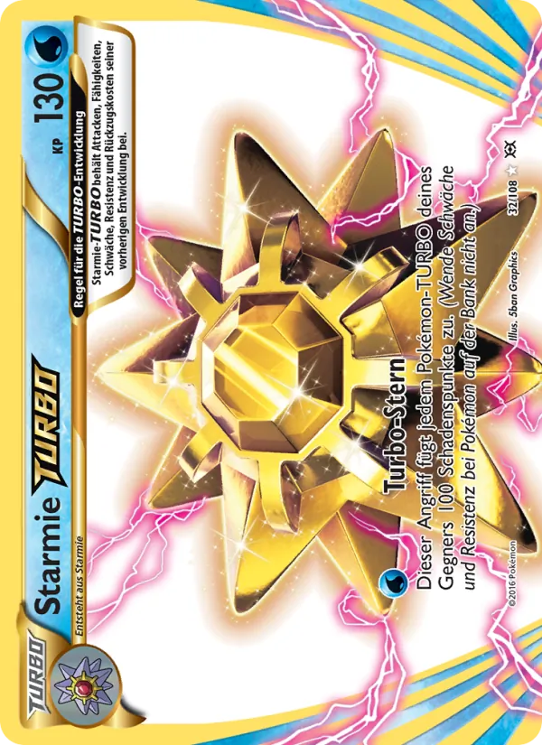 Starmie-TURBO, Evolution 32